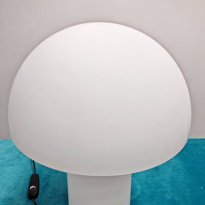 Lampe Atollo (Grande) Vico Magistretti pour Oluce Verre Blanc