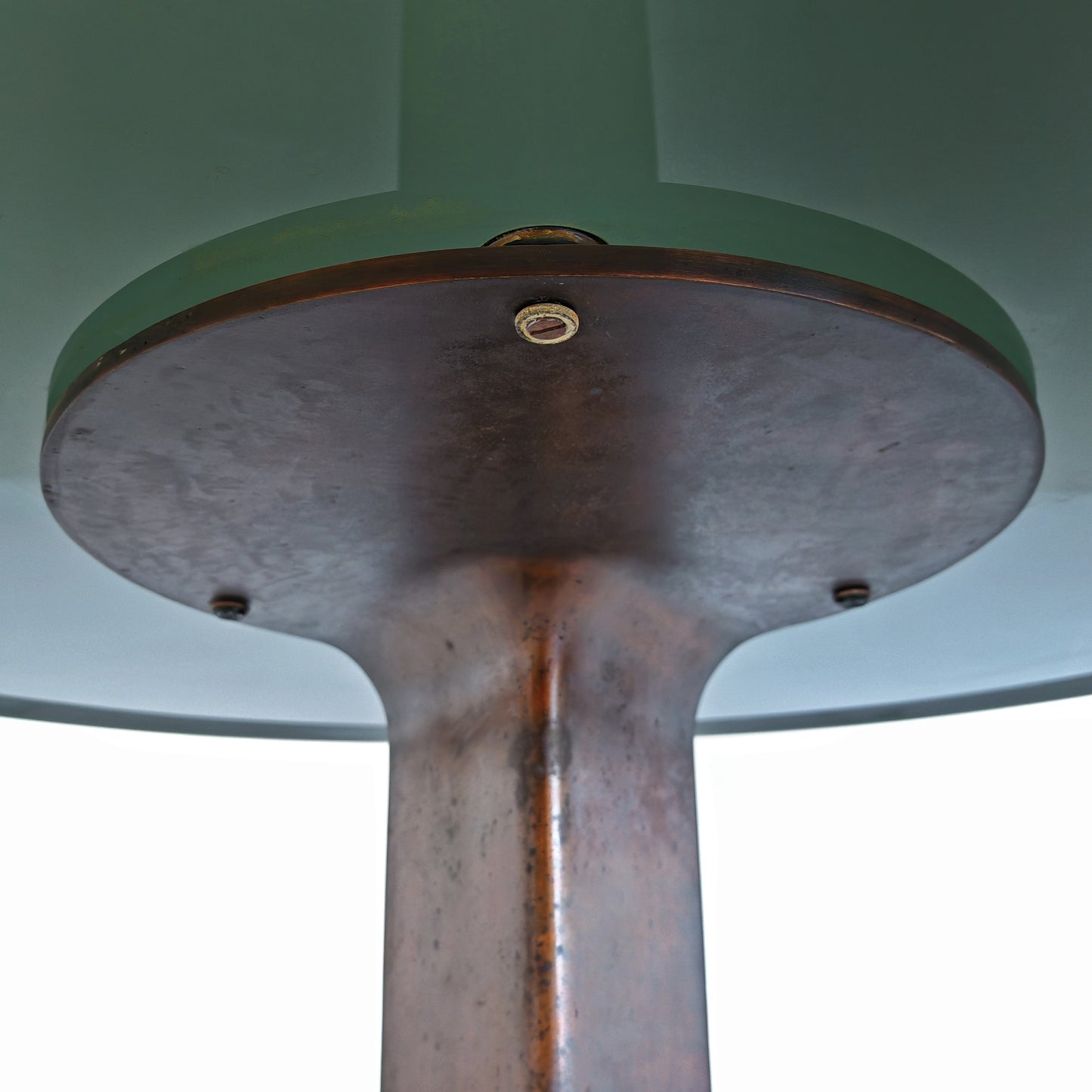 Tavolo Tondo in Vetro modello TL 59 Afra e Tobia Scarpa per Poggi anni 70