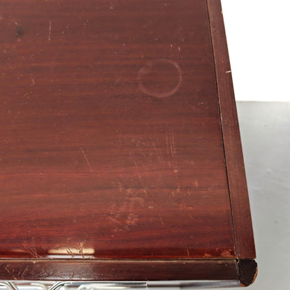 Coppia comodini in legno vintage anni 70