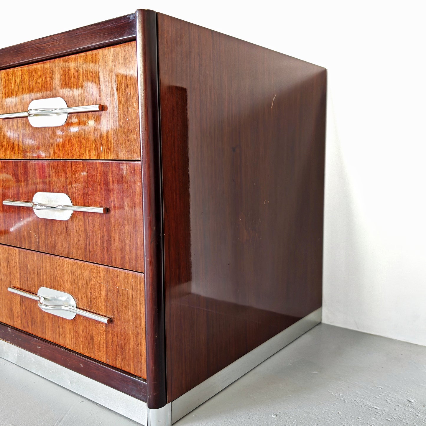 Coppia comodini in legno vintage anni 70