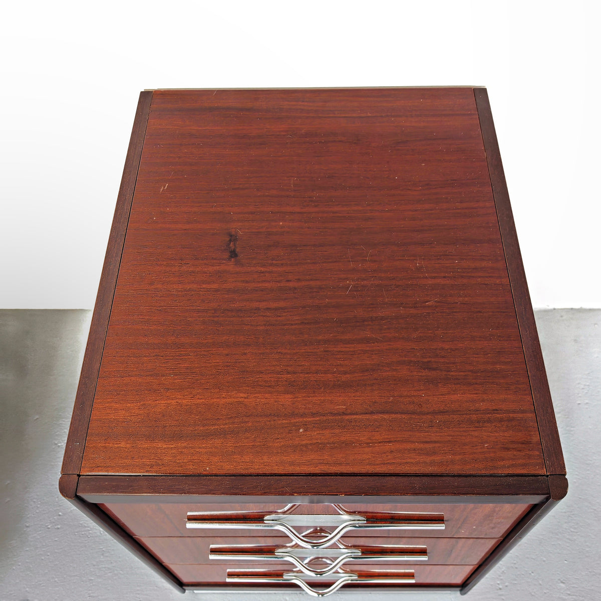 Coppia comodini in legno vintage anni 70
