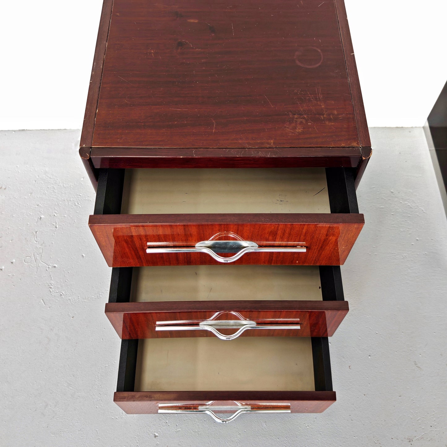 Coppia comodini in legno vintage anni 70