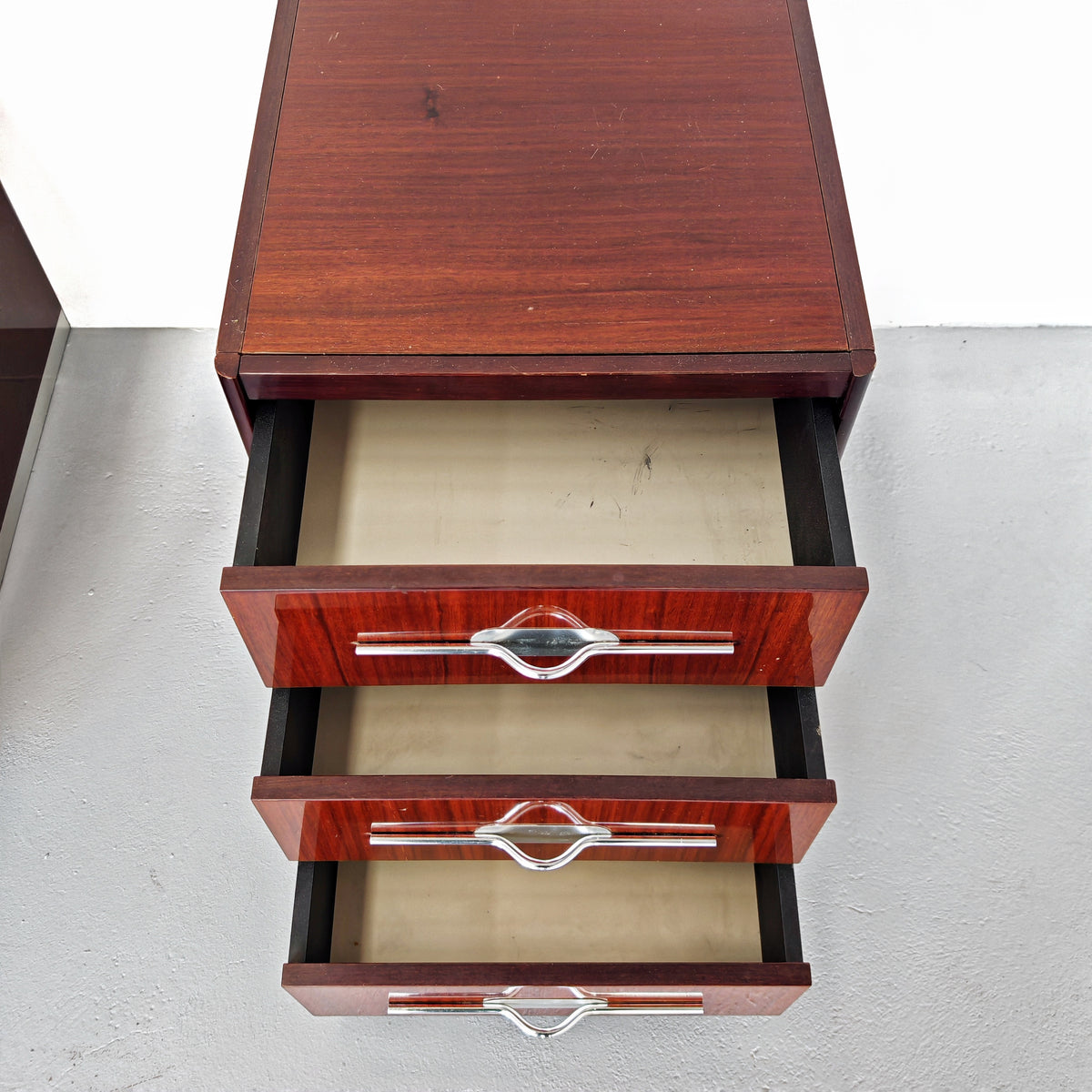 Coppia comodini in legno vintage anni 70