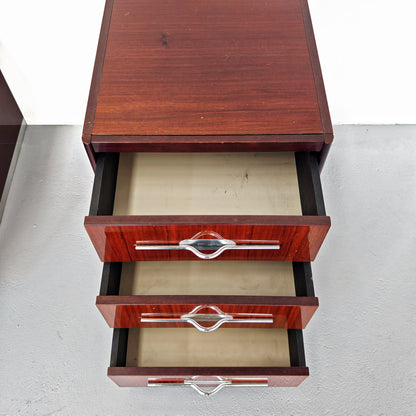 Coppia comodini in legno vintage anni 70