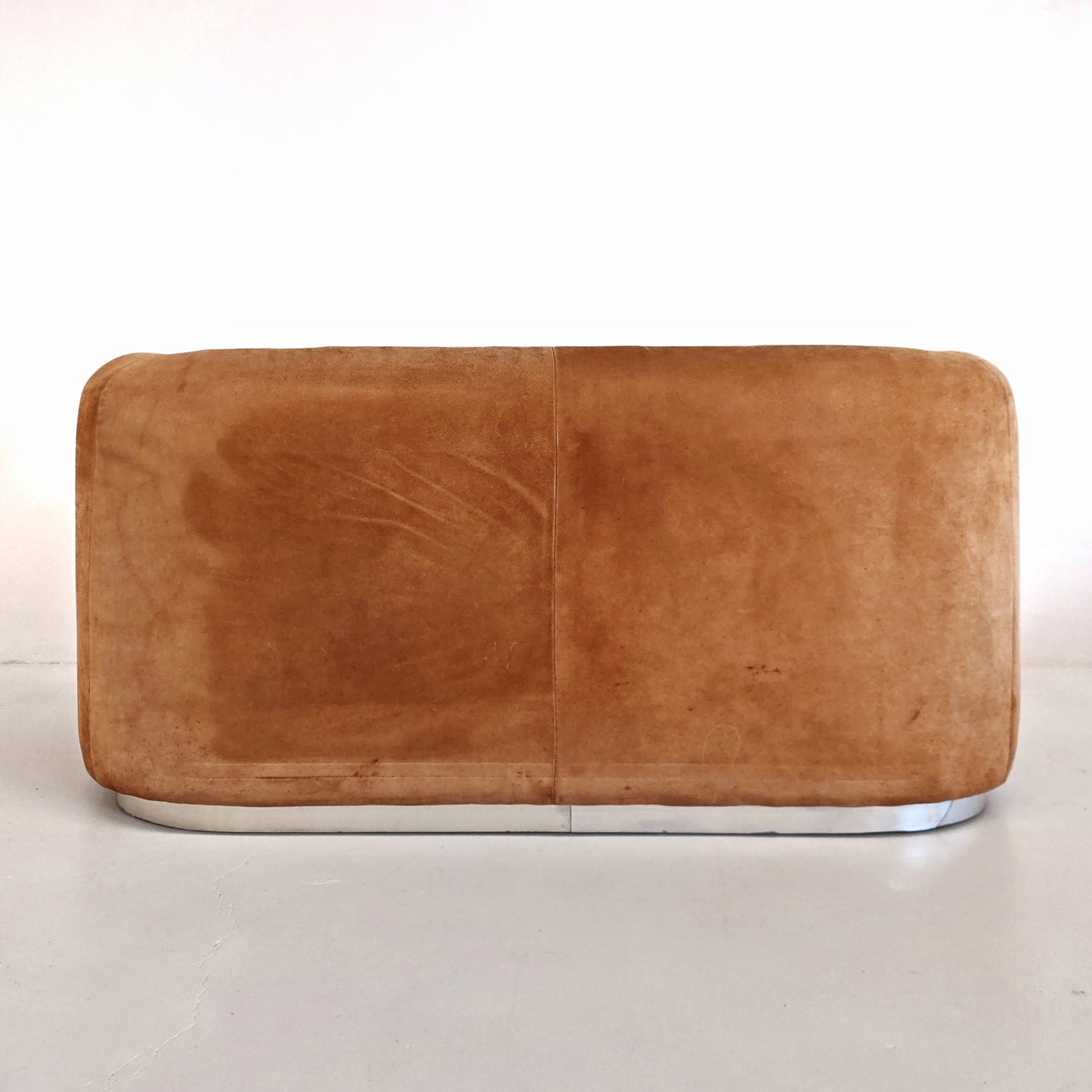 Comò cassettiera in suede vintage anni 70