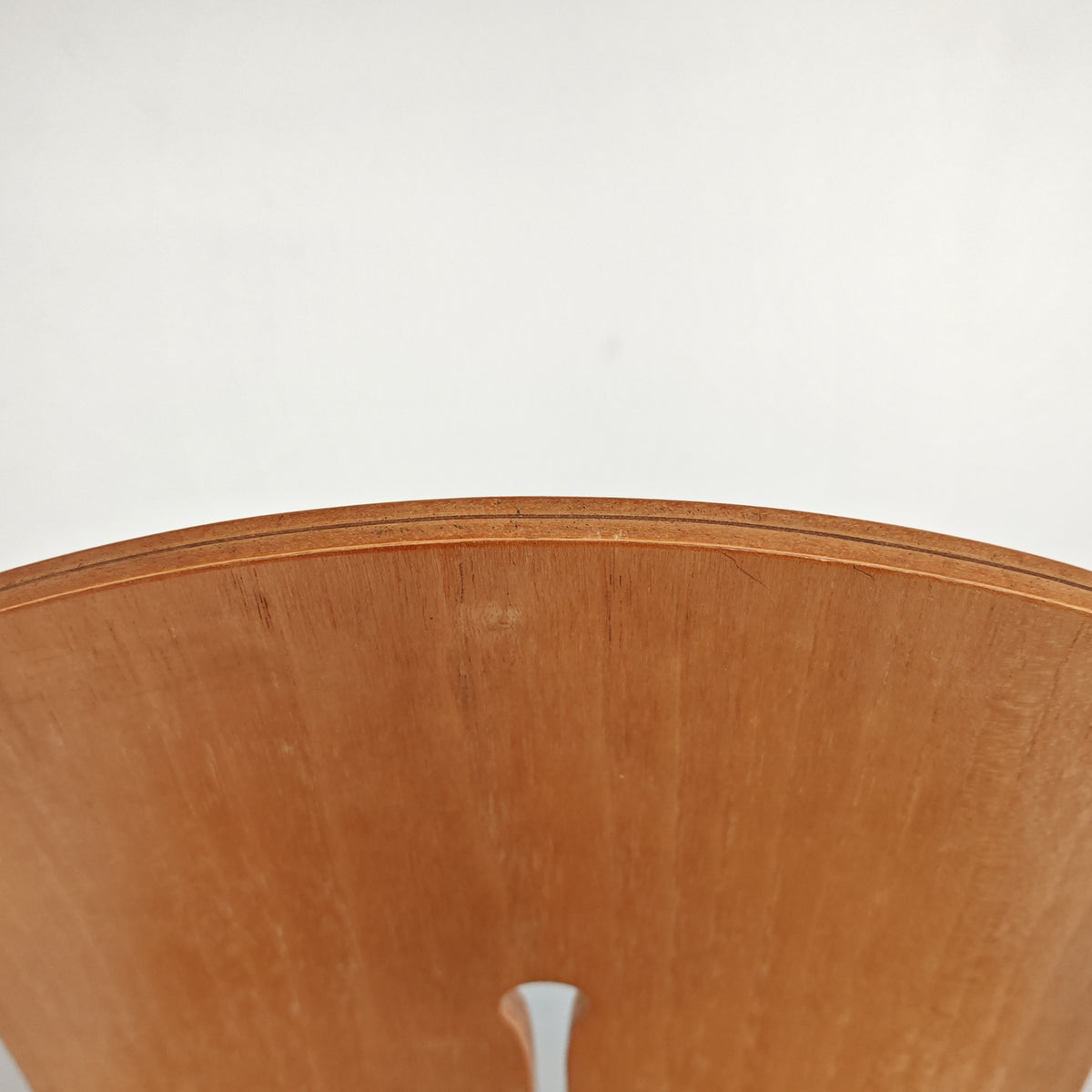 Sedia in noce e pelle nera modello 765 Carlo scarpa per Bernini anni 70