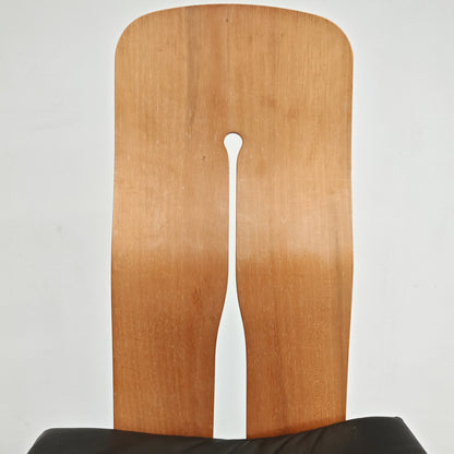 Paire de chaises 765 de Carlo Scarpa pour Bernini, années 70
