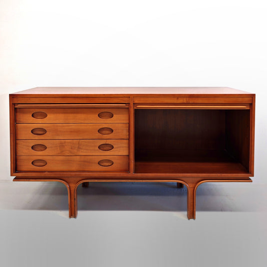 Sideboard Credenza in legno chiaro vintage anni 60 Attribuita a Gianfranco Frattini (B)