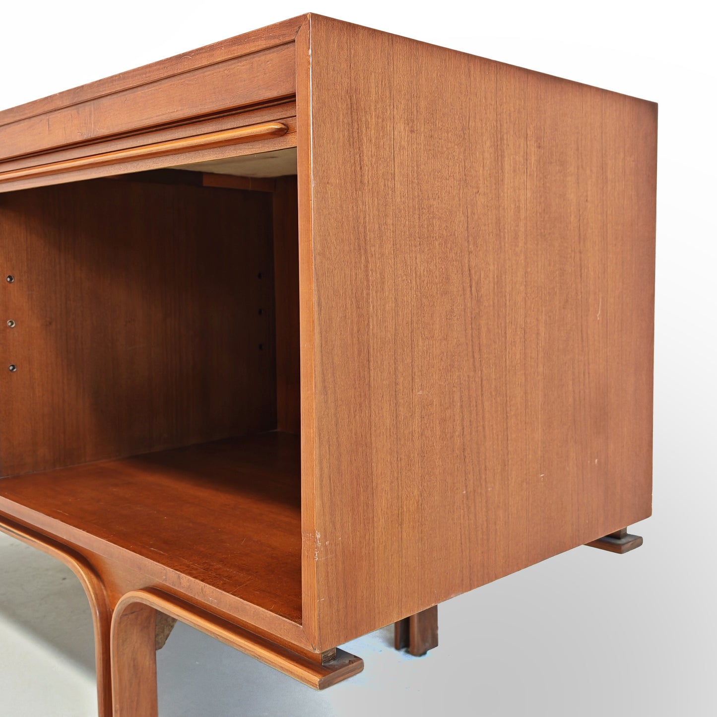 Credenza in legno chiaro vintage anni 60 Attribuita a Gianfranco Frattini (B)