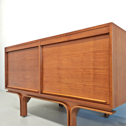Sideboard Credenza in legno chiaro vintage anni 60 Attribuita a Gianfranco Frattini (B)