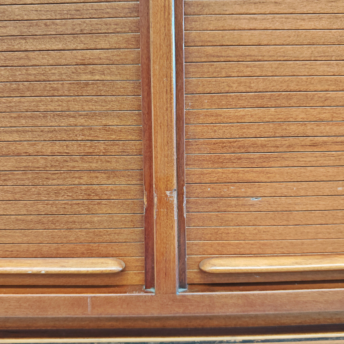 Sideboard Credenza in legno chiaro vintage anni 60 Attribuita a Gianfranco Frattini (B)