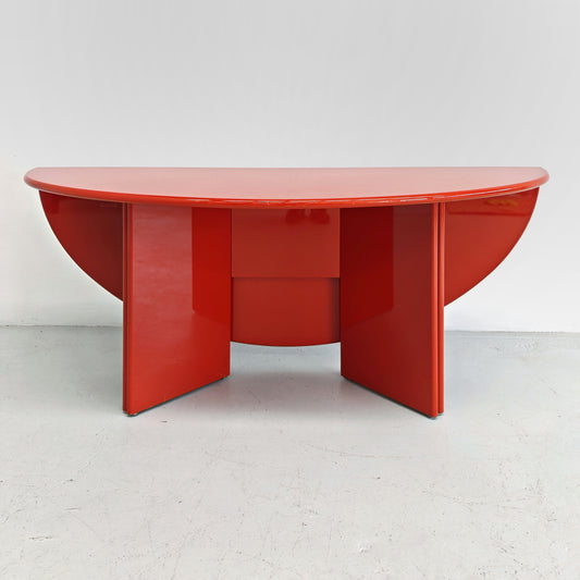Tavolo / Consolle Rosso Arancio "Antella" Kazuhide Takahama per Studio Simon anni 70