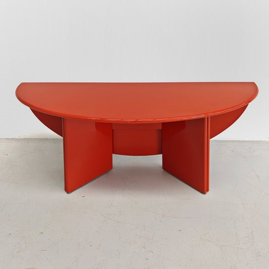 Tavolo / Consolle Rosso Arancio "Antella" Kazuhide Takahama per Studio Simon anni 70