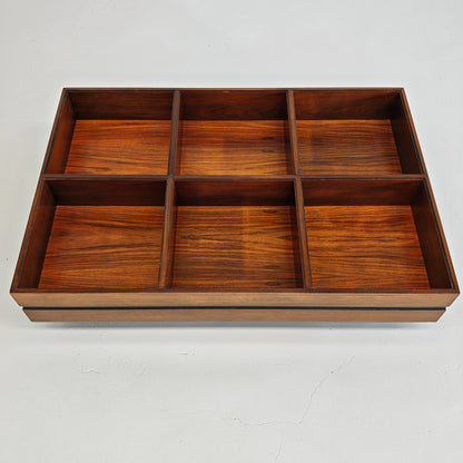 Table basse rectangulaire en bois Claudio Salocchi pour Sormani, années 60
