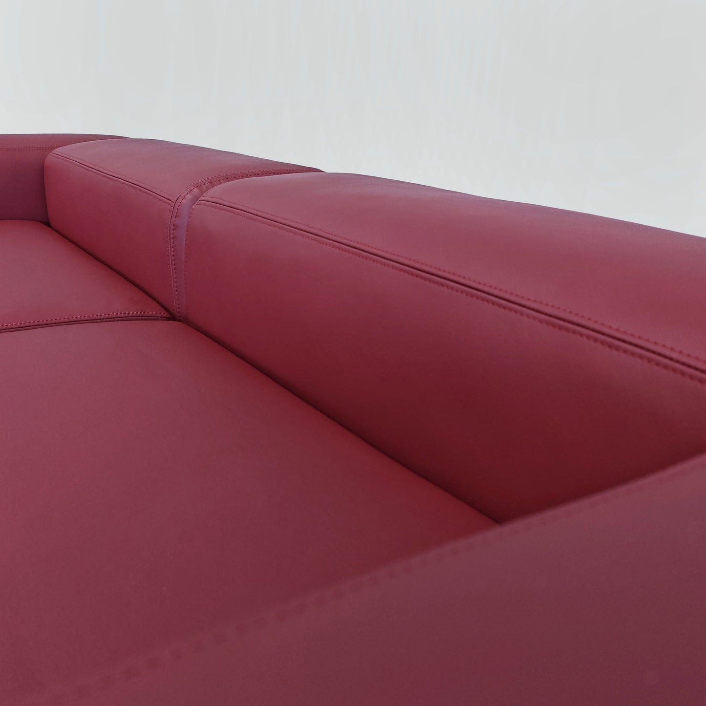 Divano Daybed mod. 711 Tito Agnoli per Cinova Pelle nuova Rosso chianti