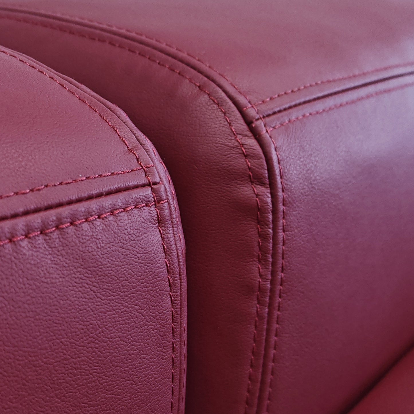 Divano Daybed mod. 711 Tito Agnoli per Cinova Pelle nuova Rosso chianti