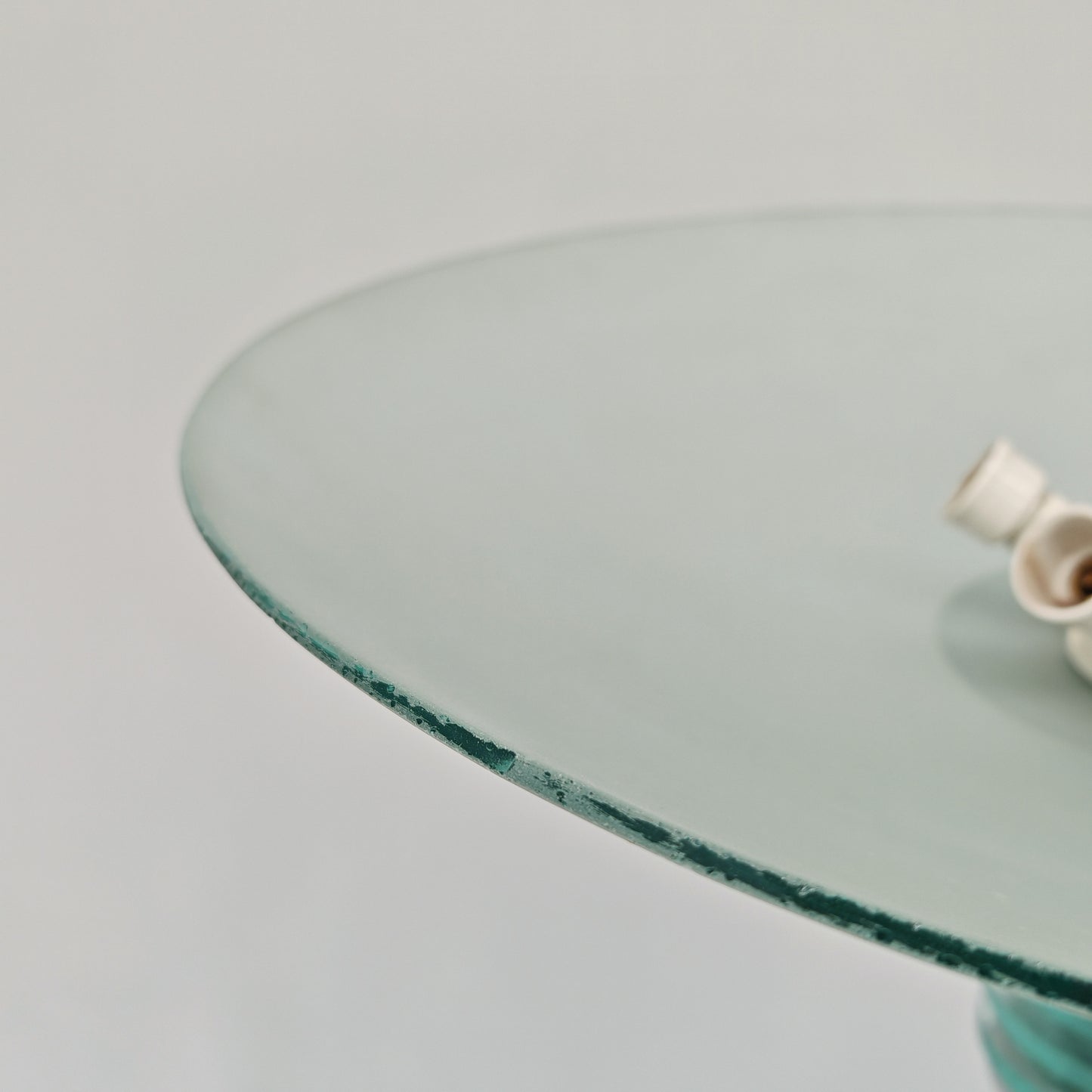 Lampada Art Déco francese anni ’20 piantana vintage torchière vetro satinato