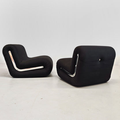 Fauteuils Boomerang de Rodolfo Bonetto pour Flexform, années 70