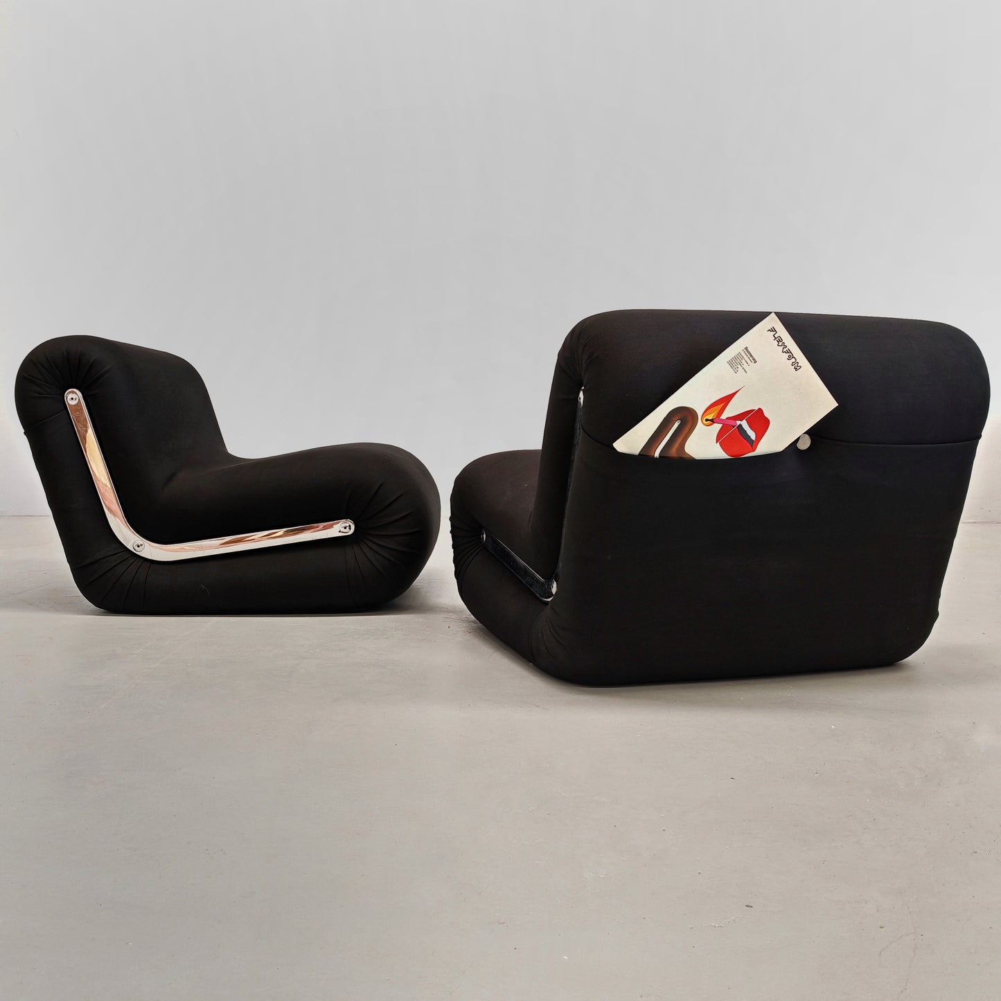Poltrone Boomerang Rodolfo Bonetto per Flexform anni 70