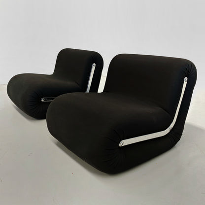 Fauteuils Boomerang de Rodolfo Bonetto pour Flexform, années 70