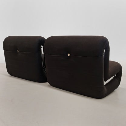 Fauteuils Boomerang de Rodolfo Bonetto pour Flexform, années 70