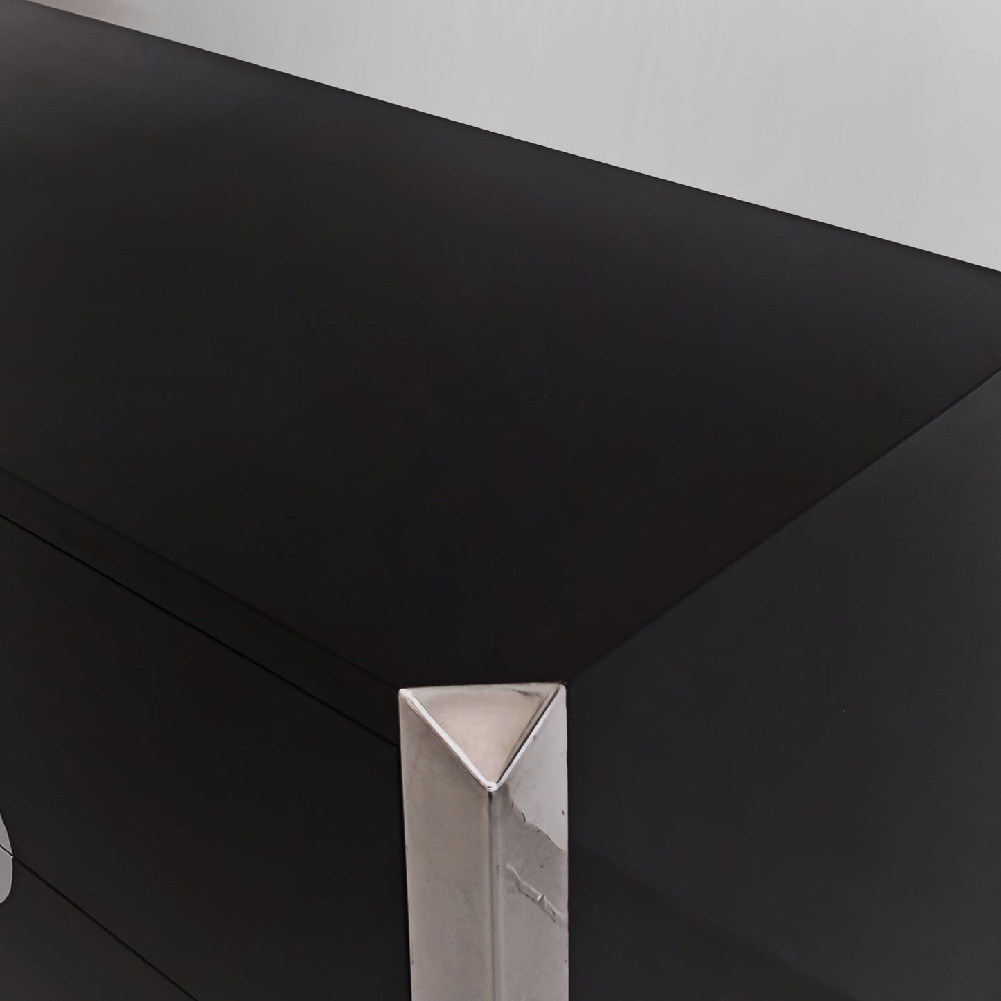 Sideboard Willy Rizzo per Mario Sabot anni 70 Nero