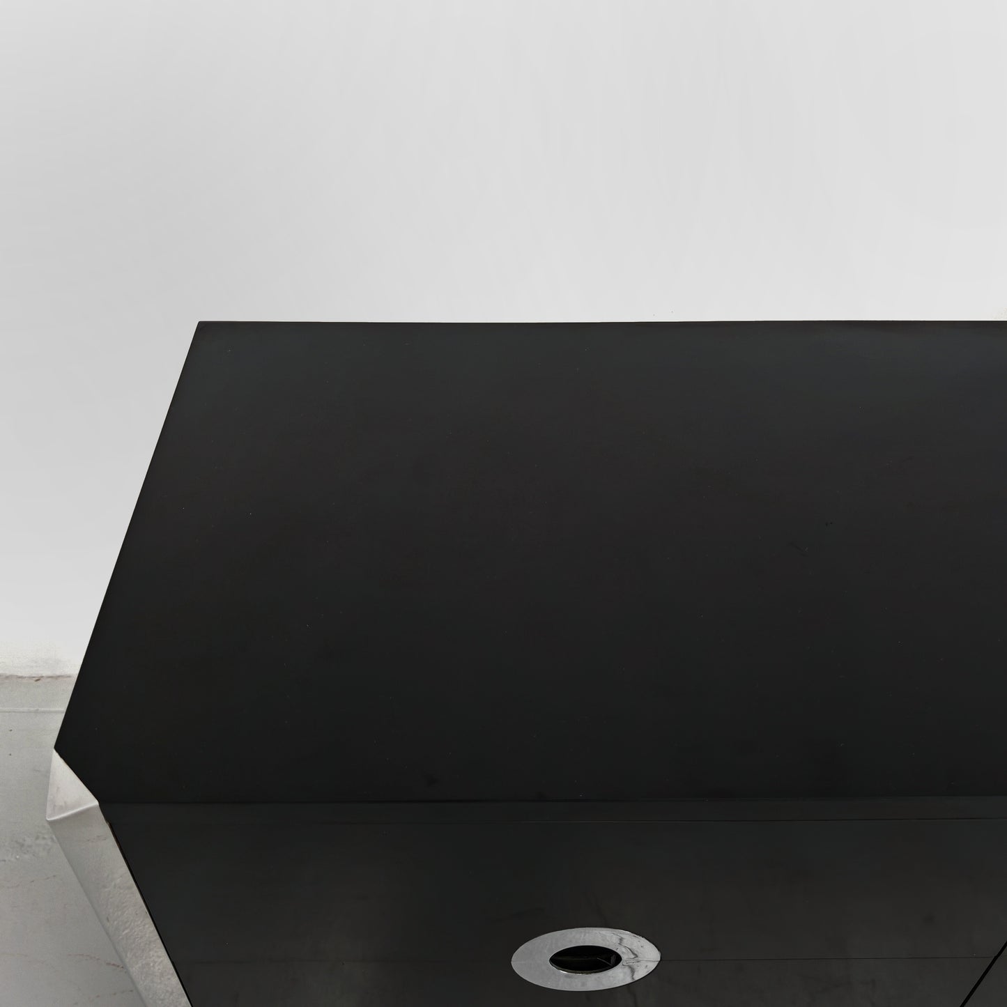 Sideboard Willy Rizzo per Mario Sabot anni 70 Nero
