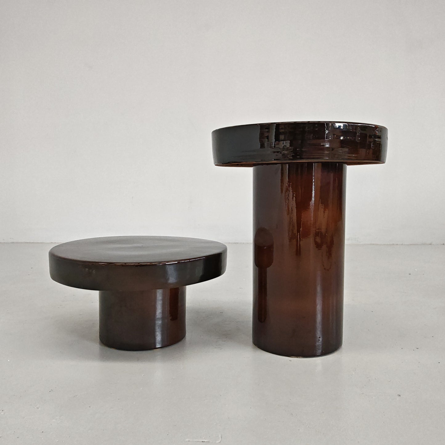 Tavolino in ceramica "Terrae" Raffaello Biagetti anni 70 (grande)