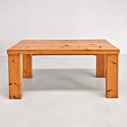 Tavolo rettangolare in legno  "Sine Loco" Raffaello Biagetti anni 70