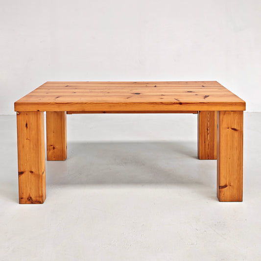 Tavolo rettangolare in legno  "Sine Loco" Raffaello Biagetti anni 70
