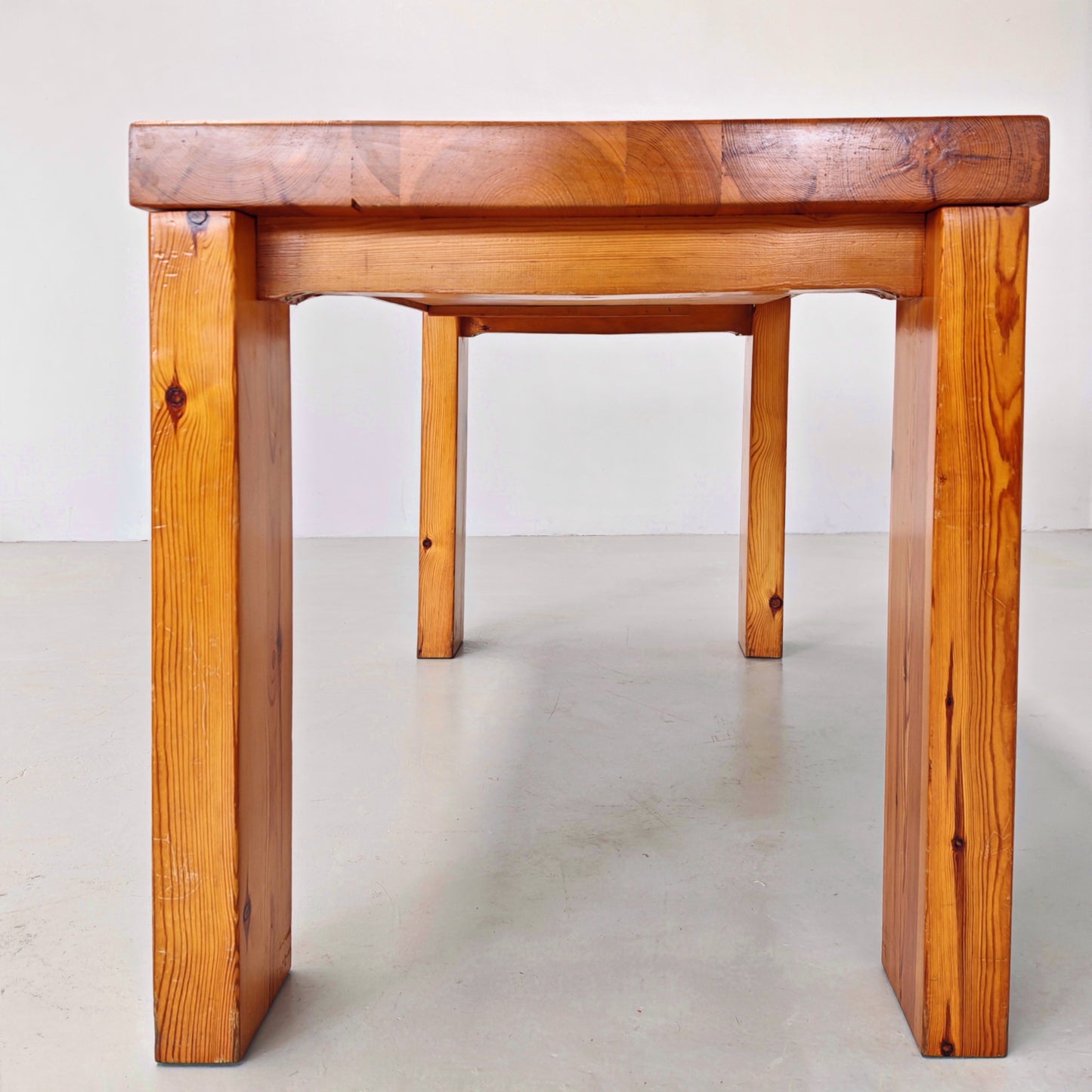 Tavolo rettangolare in legno  "Sine Loco" Raffaello Biagetti anni 70