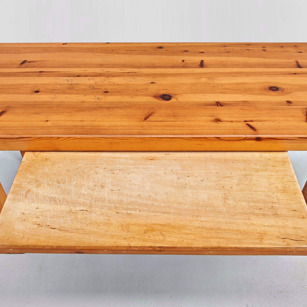 Tavolo rettangolare in legno  "Sine Loco" Raffaello Biagetti anni 70