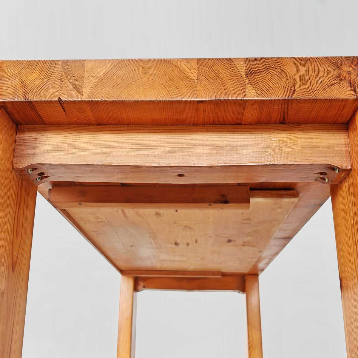 Tavolo rettangolare in legno  "Sine Loco" Raffaello Biagetti anni 70