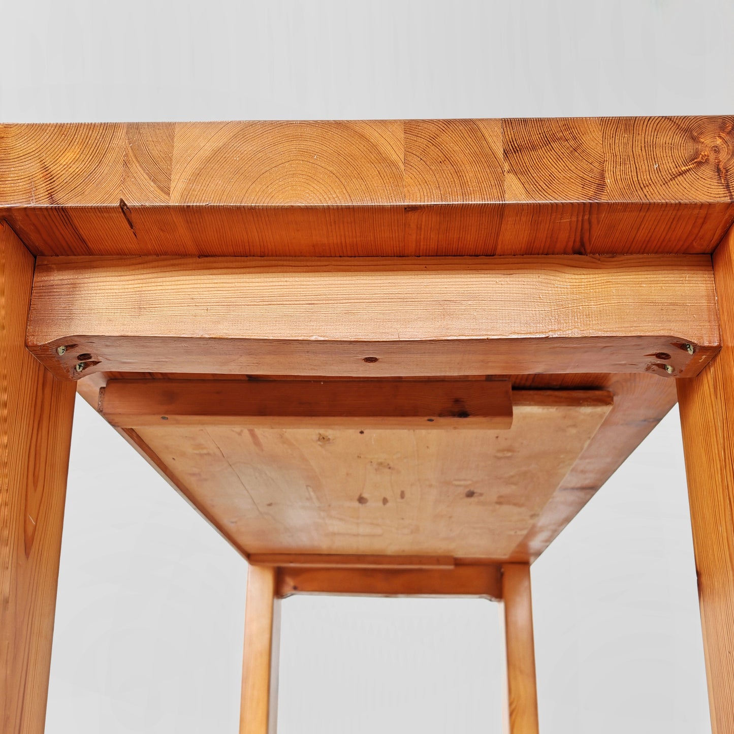 Tavolo rettangolare in legno  "Sine Loco" Raffaello Biagetti anni 70