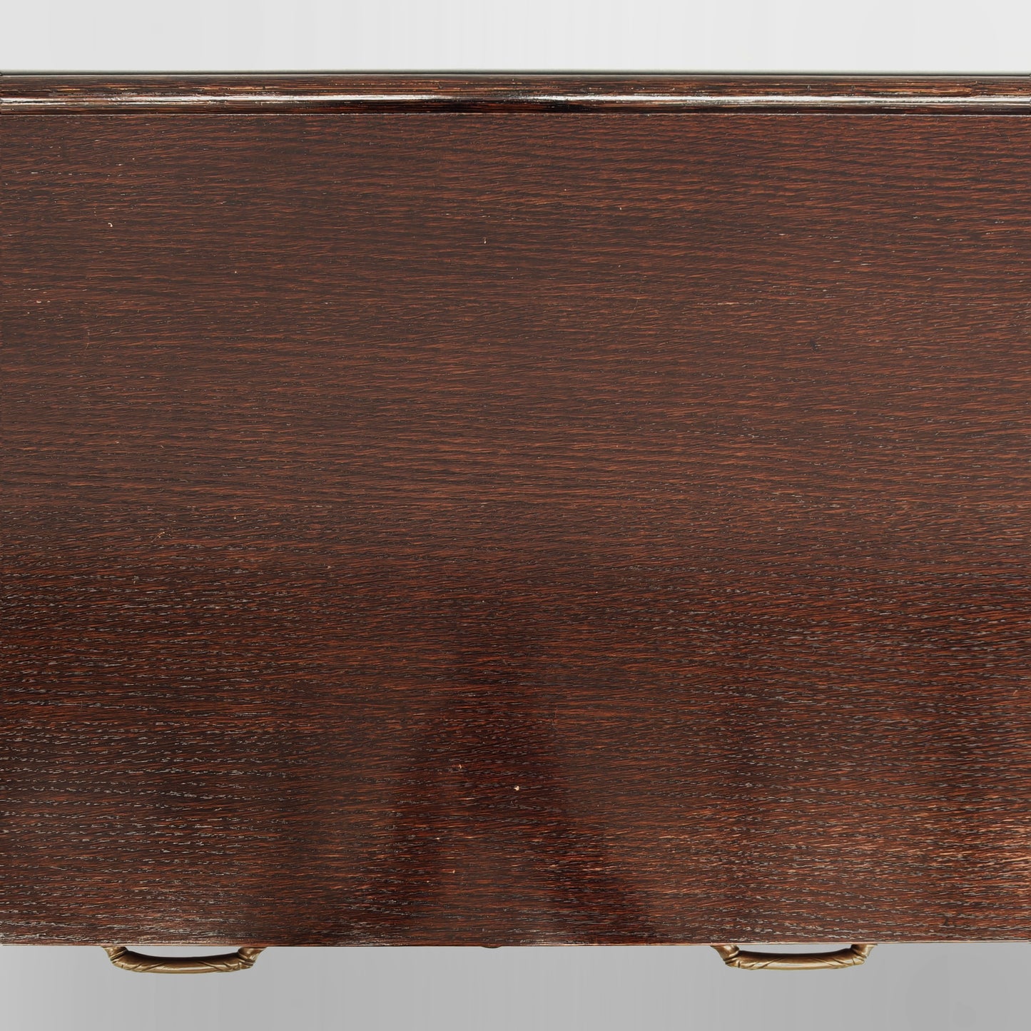 Cassettiera vintage di design  in legno esotico e bambù anni 70