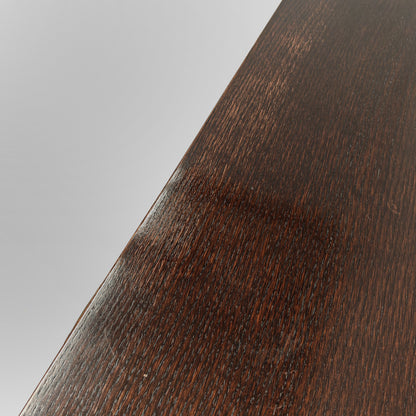 Cassettiera vintage di design  in legno esotico e bambù anni 70
