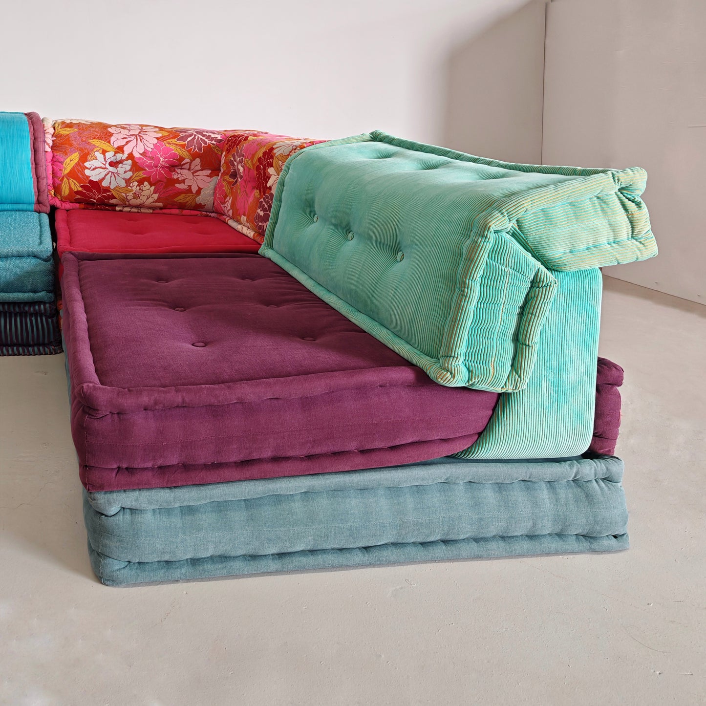 Divano modulare Mah Jong By Missoni, H. Hopfer per Roche Bobois 6 posti