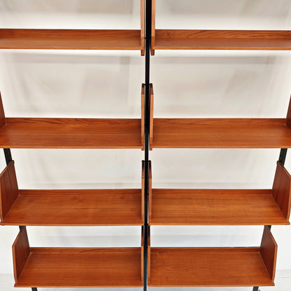 Bibliothèque suédoise Cielo Terra, design vintage des années 50/60