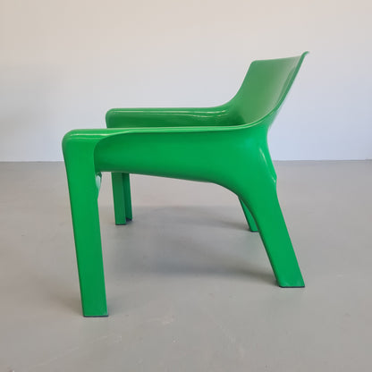 Fauteuil Vicario de Vico Magistretti pour Artemide, années 1970 (VERT)