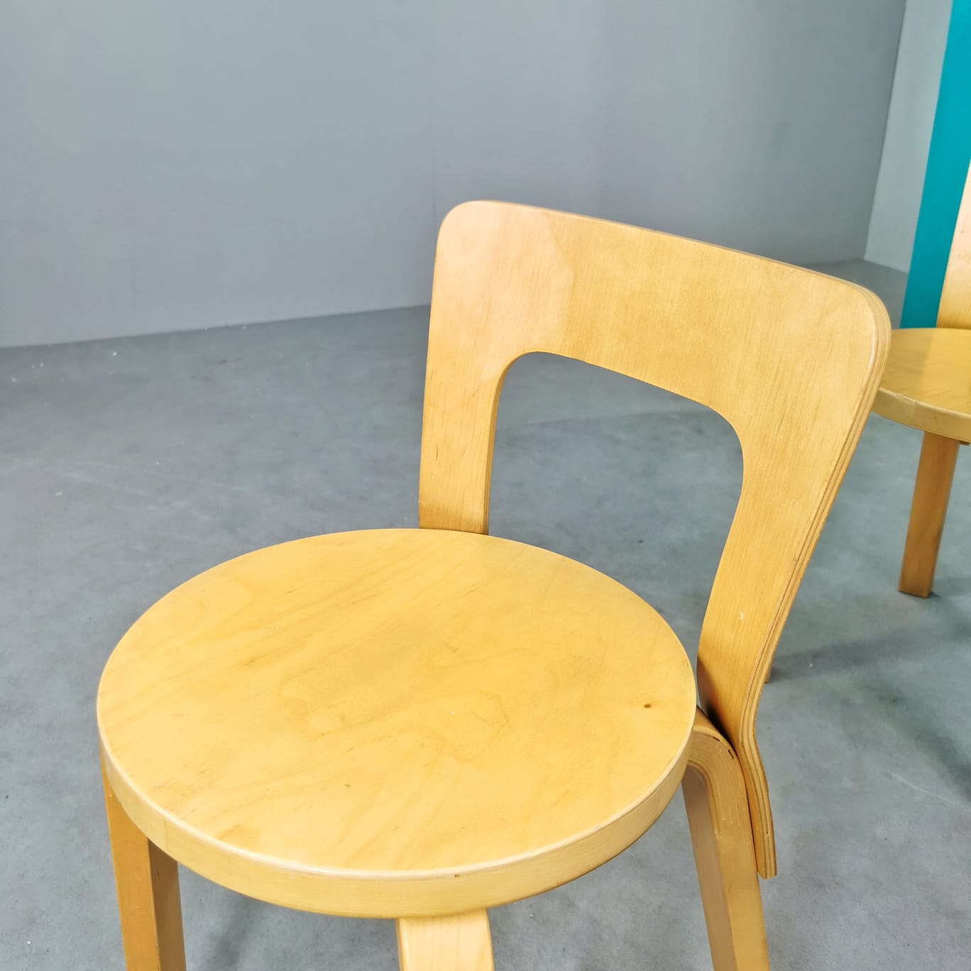 4 sedie Alvar Aalto per Artek 1970's
