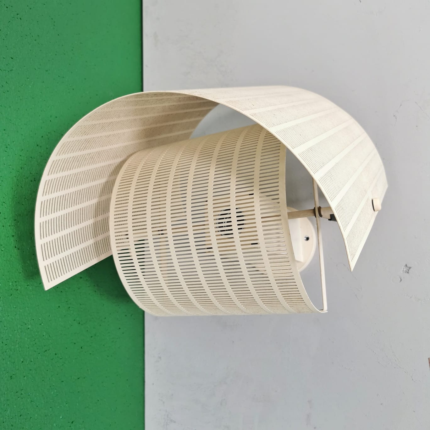 Lampada applique Shogun Mario Botta per Artemide 1980's (Color Crema)