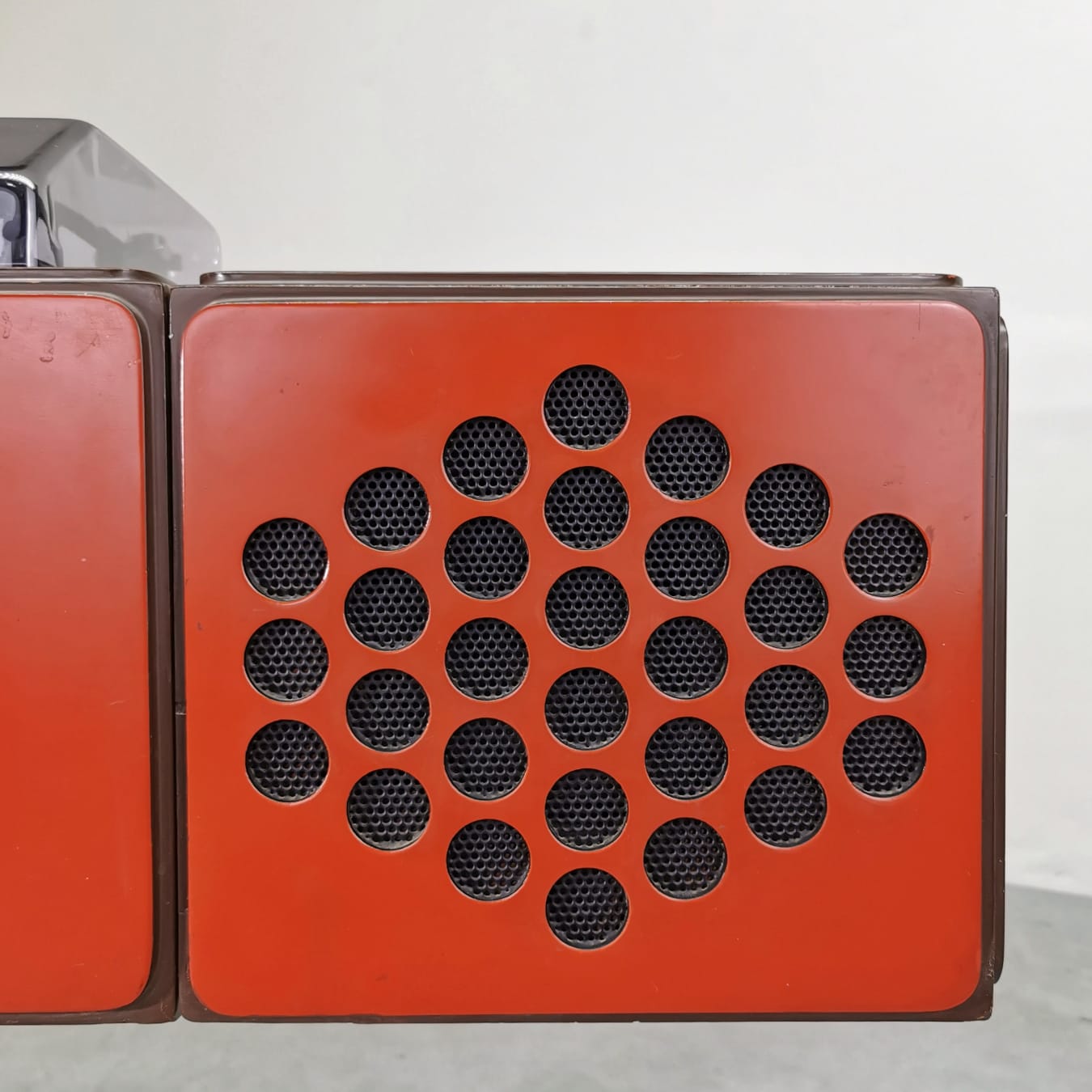 Mobile Radiofonografo Brionvega RR126 Rosso A&PG Castiglioni 1964