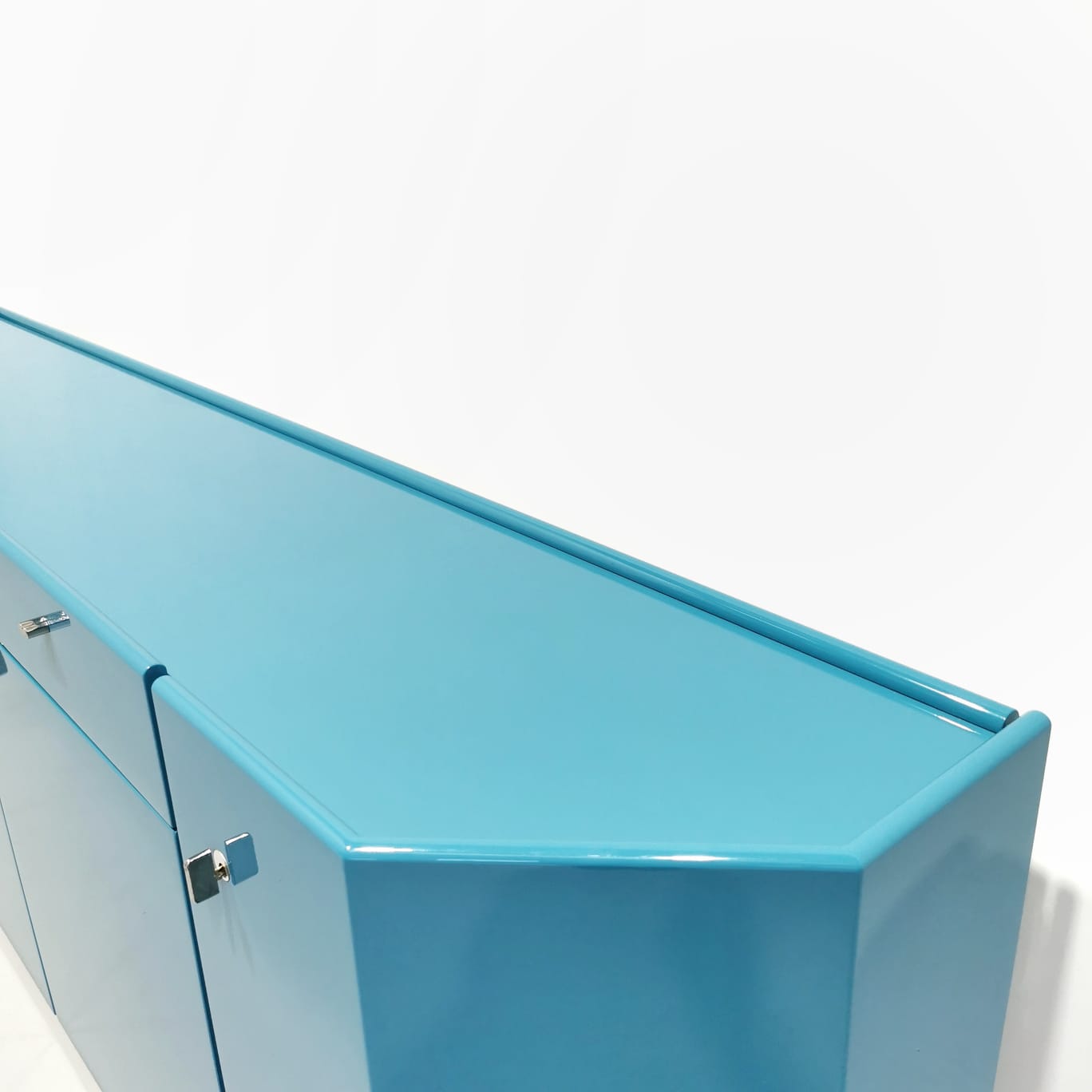 Sideboard Bramantino (azzurro / celeste ), Kazuhide Takahama per Simon by Gavina 1970's