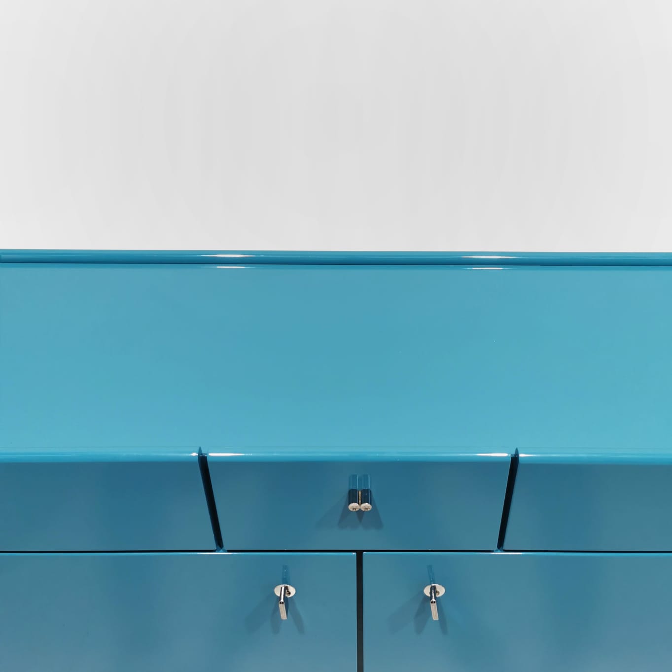 Sideboard Bramantino (azzurro / celeste ), Kazuhide Takahama per Simon by Gavina 1970's