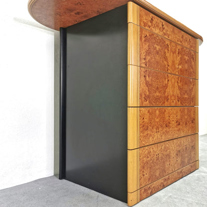 Cassettiera Con Specchio Artona Afra Tobia Scarpa per Maxalto 1980's