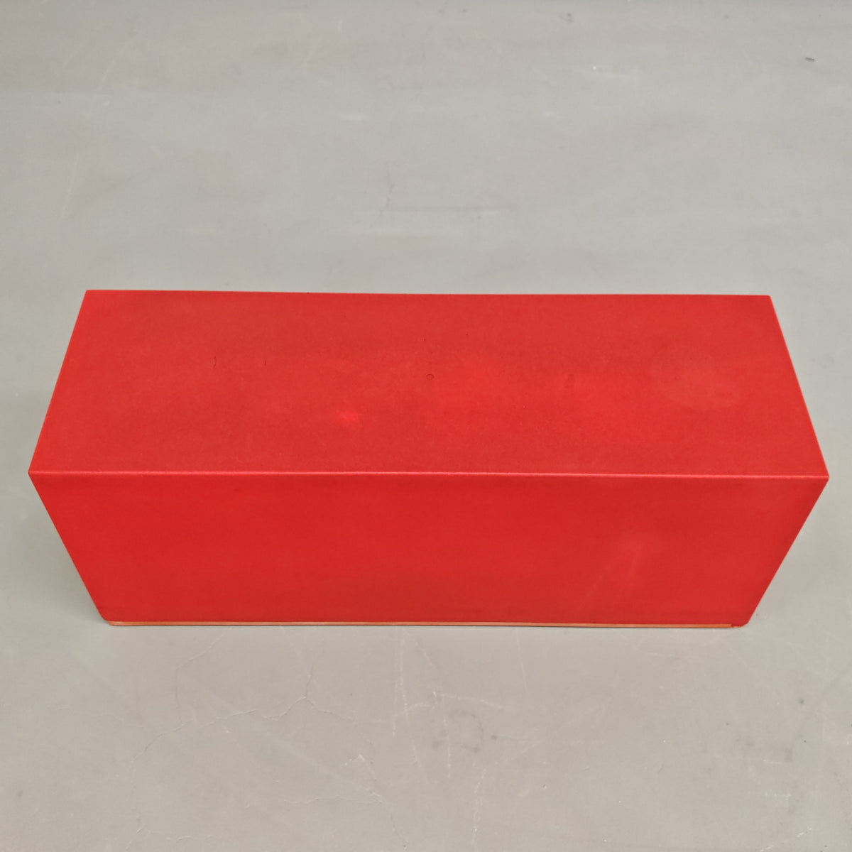 Tavolino Pouf rosso "Scacchi" di Mario Bellini per B&B Italia 1970's (A)