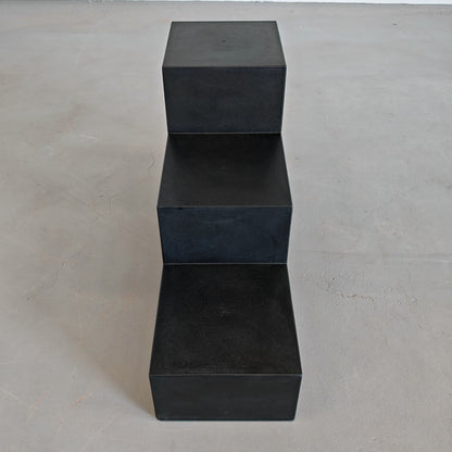 Échiquier noir Mario Bellini pour B&B Italia années 70 _ module marches