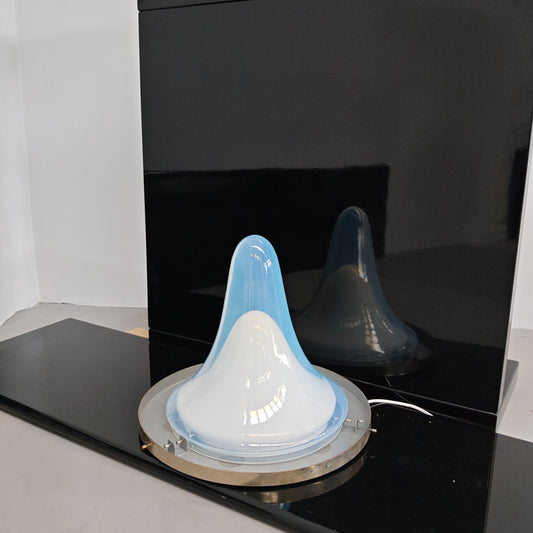 Lampadario Lampada da tavolo di vetro soffiato "murano" di Nason LS 144 per Mazzega anni 60