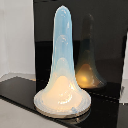 Lampadario Lampada da tavolo di vetro soffiato "murano" di Nason LS 144 per Mazzega anni 60