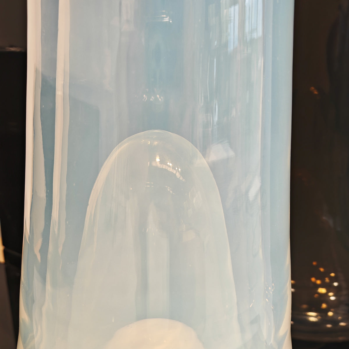 Lampadario Lampada da tavolo di vetro soffiato "murano" di Nason LS 144 per Mazzega anni 60